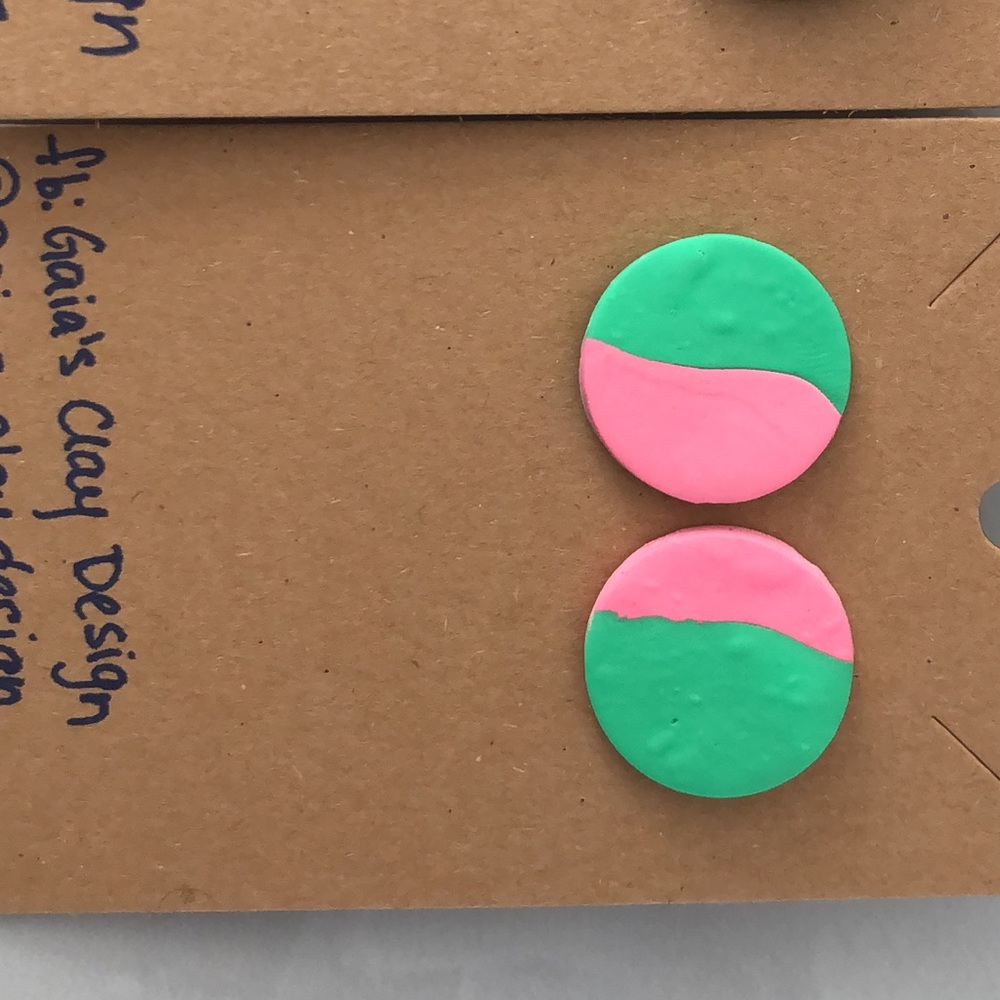 Azalea Clay Earrings